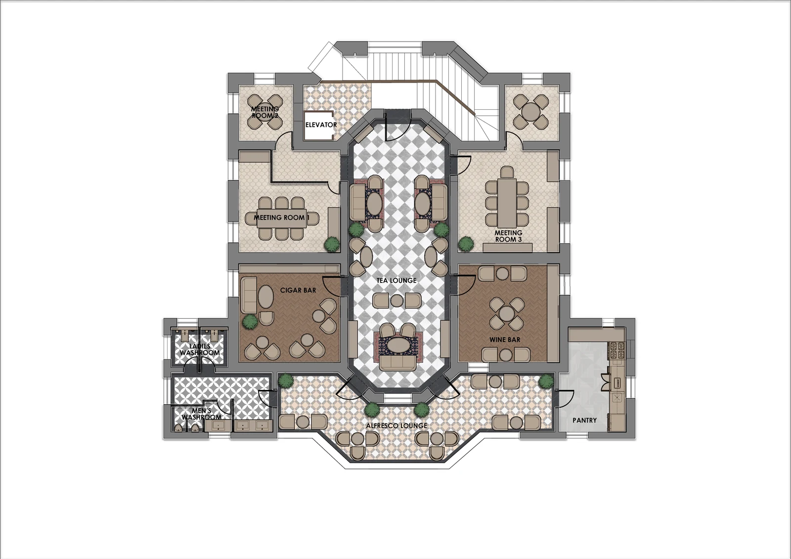 First Floor Plan — Taj WestEnd