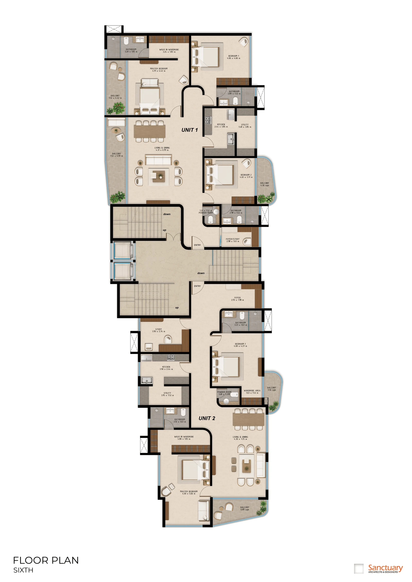 6 Plan — Vista Do Mar Apartment