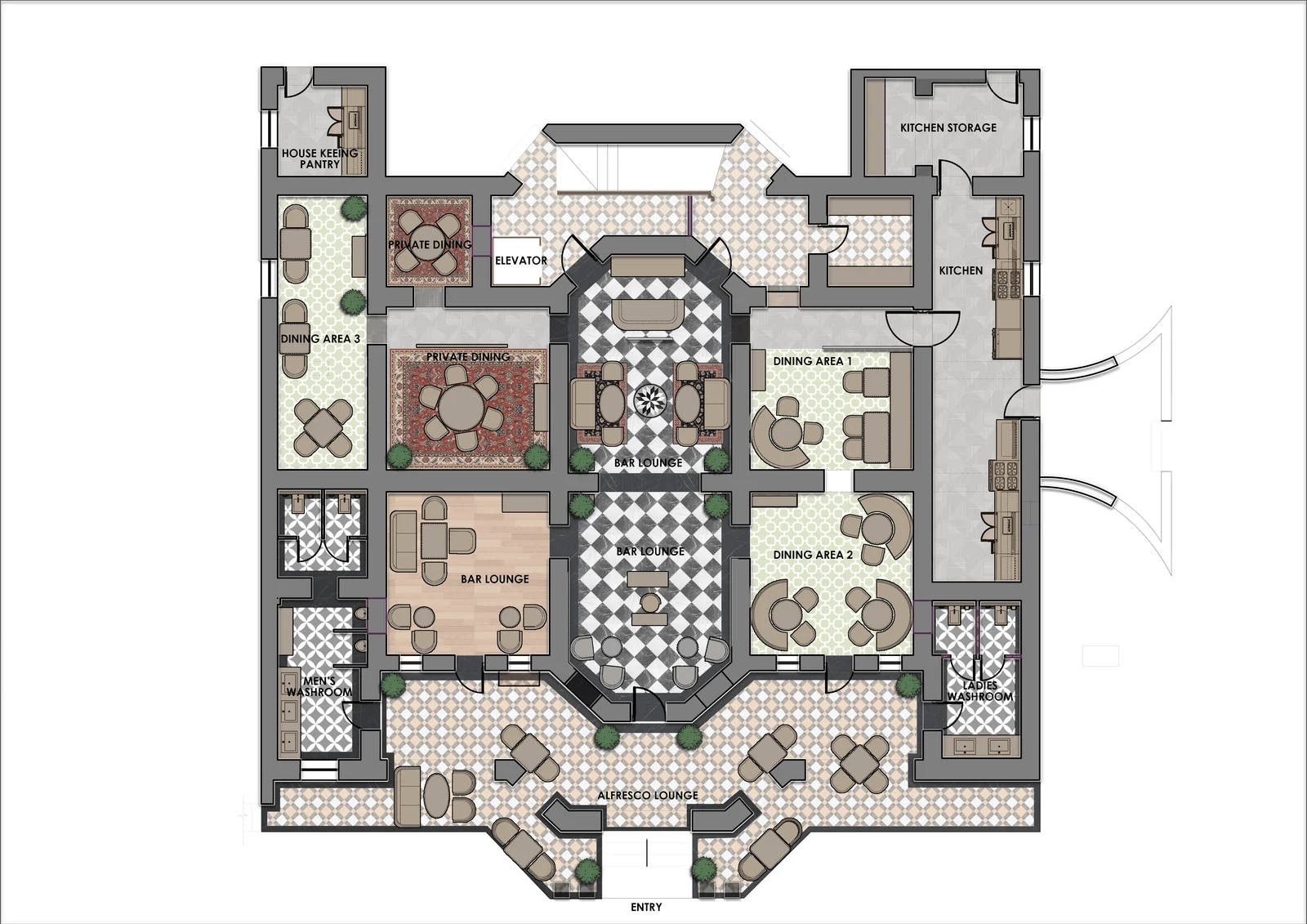 Ground Floor Plan — Taj WestEnd