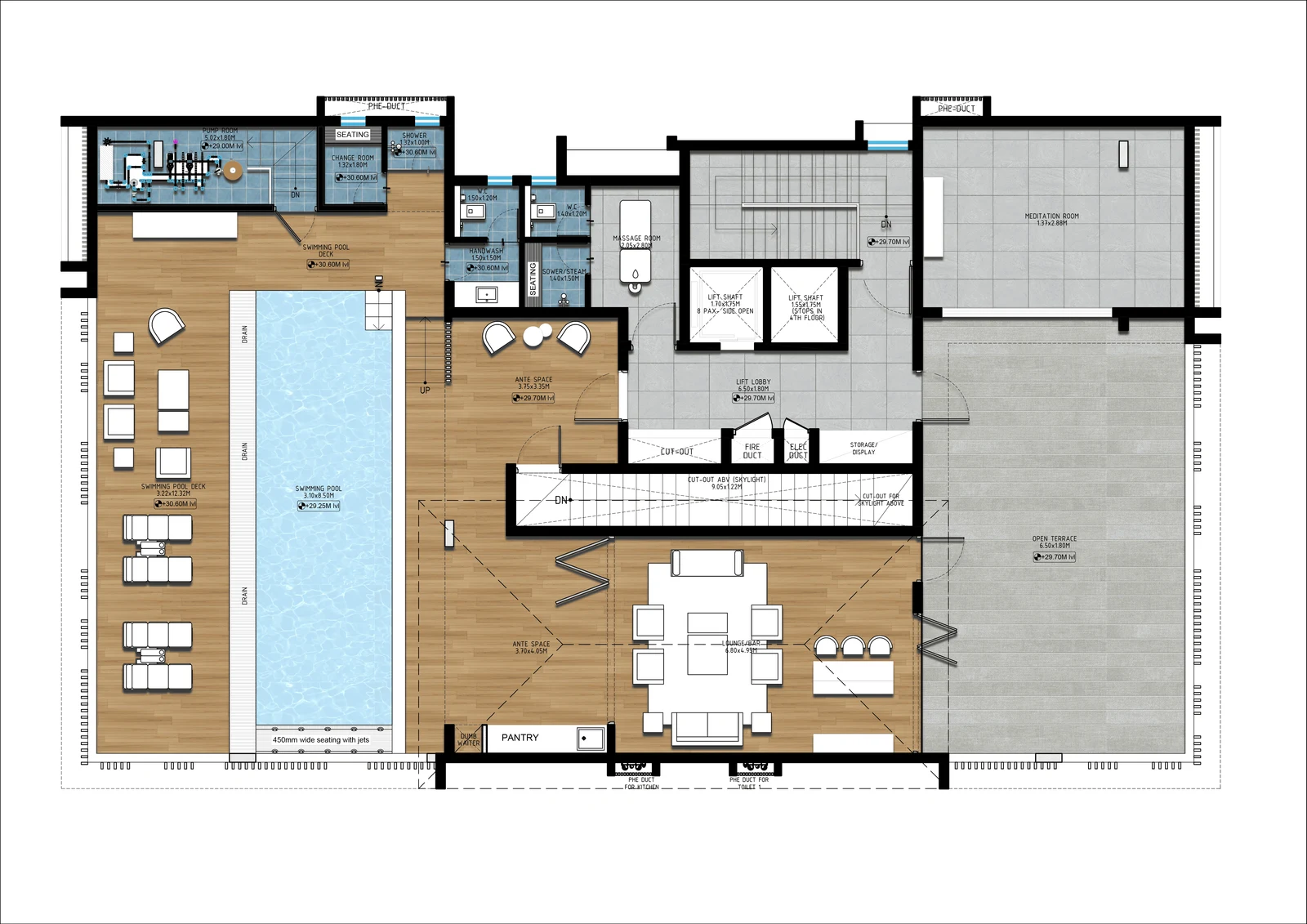 6th Floor Plan — Lake View Apartment